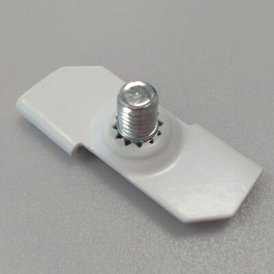 সহজ ইনস্টলেশনের জন্য ছিদ্র সহ ট্যুইস্ট টি-বার ক্যাবল ক্লিপ সাসপেনশন সিস্টেম সিলিং গ্রিড ক্লিপ