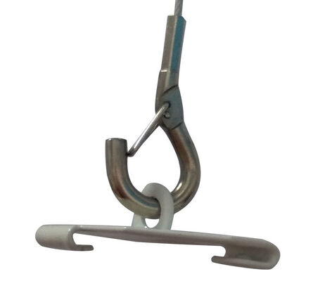 বিল্ডিং উপাদান টি বার ইস্পাত তারের ক্লিপ সাসপেন্ড সিলিং টি গ্রিড