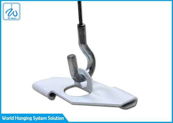 বিল্ডিং উপাদান টি বার ইস্পাত তারের ক্লিপ সাসপেন্ড সিলিং টি গ্রিড