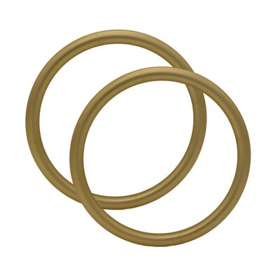 ম্যাট গোল্ড অ্যানোডাইজিং ফিনিস অ্যালুমিনিয়াম স্লিং রিং নিয়মিত