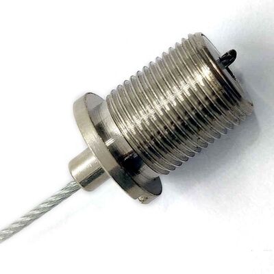 দ্রুত তামা লিঙ্কার পুরুষ থ্রেডেড ক্যাবল গ্রিপার টুল ব্রাস উপাদান লাইটিং আনুষাঙ্গিক জন্য তারের দড়ি ক্লিপ