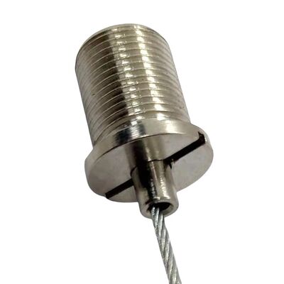 দ্রুত তামা লিঙ্কার পুরুষ থ্রেডেড ক্যাবল গ্রিপার টুল ব্রাস উপাদান লাইটিং আনুষাঙ্গিক জন্য তারের দড়ি ক্লিপ