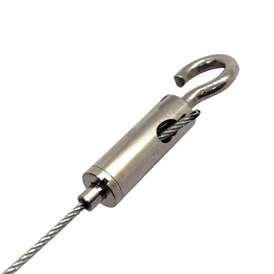 স্ক্রু ফাস্টন সঙ্গে তারের ক্লিপ 90 ডিগ্রী তারের দড়ি গ্রিপার তারের হ্যাঙ্গার
