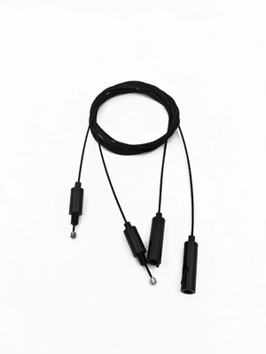 Factory OEM Custom Black Adjustable Cable Gripper Complete Brass Wire Rope EDP Coated Indoor Ceiling Lamp Suspension Accessory