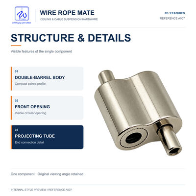 Wholesale Custom Looping Cable Gripper Double Sides Steel Wire Rope Looping Gripper