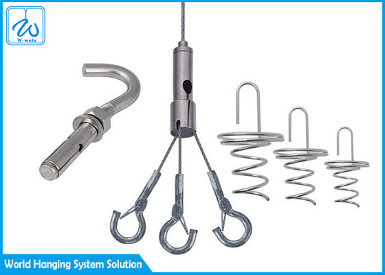 Hook Gripper Suspended Ceiling System , Sound Absorbing Metal Ceiling Systems