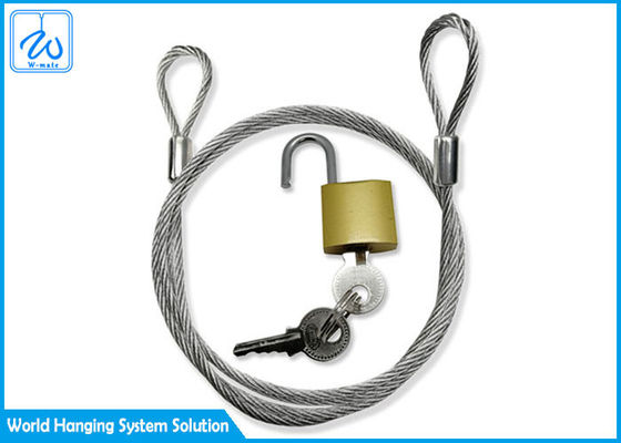 এন্টি-চুরি এক্সটেনশন স্প্রিং নিরাপত্তা তারের, ভাঙা প্রমাণ স্টেইনলেস স্টীল তারের দড়ি কিট