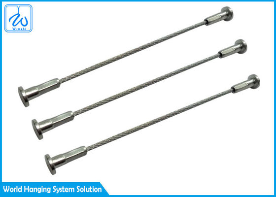 ইস্পাত তারের তারের সমাবেশ একক পা 1.0mm riveted যৌথ swage চোখ