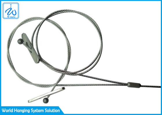 2 - পা 7x7 ওয়্যার রোপ স্লিং সমাবেশ উদ্ভিদ ঝুলন্ত বাস্কেট জন্য প্যাডেল শেষ সঙ্গে