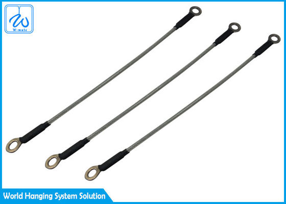 7x19 গ্যালভানাইজড ইস্পাত তারের দড়ি কেবল 1.2 মিমি স্টেক আই সহ