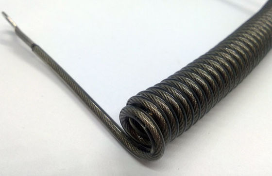 পর্বত আরোহণ নিরাপত্তা সিস্টেমের জন্য প্রসারিত রোল ল্যানিয়ার্ড কয়েল স্বচ্ছ ল্যানিয়ার্ড