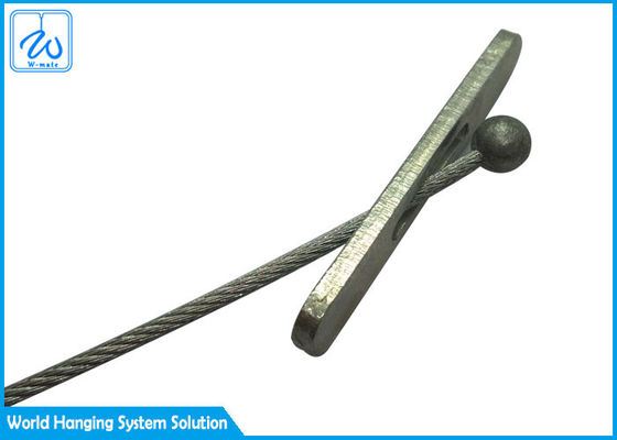 উজ্জ্বল গ্যালভানাইজড জিঙ্ক ডাই কাস্ট তারের দড়ি অ্যাসেম্বলি ঝুলন্ত সমর্থন ল্যানিয়ার্ডের জন্য