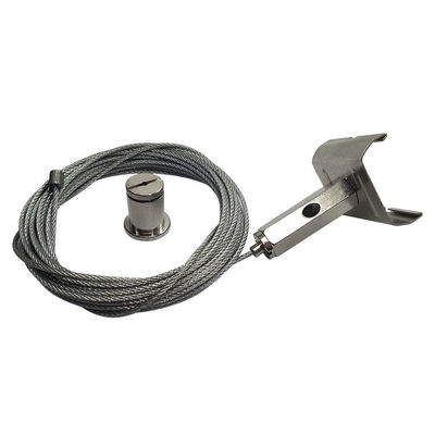 Cable Suspension Assembly Hanging Steel Wire Rope Stopper Ceiling Attachment For Led Panel Light