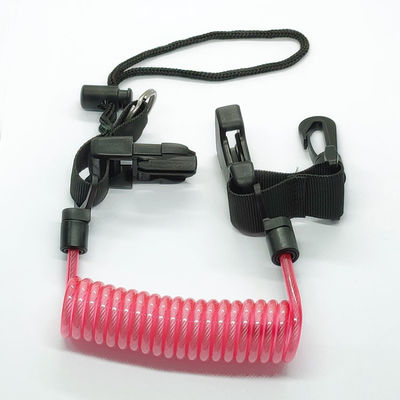 রেড রোলড ক্যাবল টুল ল্যানিয়ার্ড স্প্রিং টুল সুইভেল ল্যানিয়ার্ড টেন্ডার পতন গ্রেপ্তার retractable টুল ল্যানিয়ার্ড