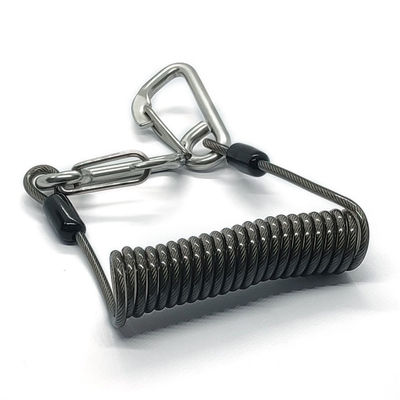 পতনের সুরক্ষার জন্য ক্যারাবিনার সহ টুল সেফটি ল্যানিয়ার্ড