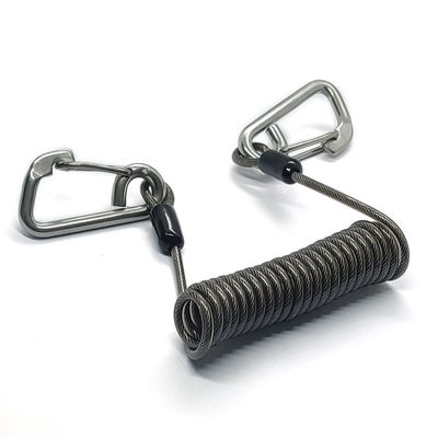 পতনের সুরক্ষার জন্য ক্যারাবিনার সহ টুল সেফটি ল্যানিয়ার্ড