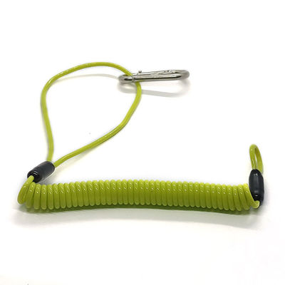 তারের কয়েল ল্যানিয়ার্ড সরঞ্জাম ল্যানিয়ার্ড প্রত্যাহারযোগ্য হার্ড টুপি টেদার স্প্রিং ল্যানিয়ার্ড