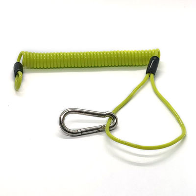 তারের কয়েল ল্যানিয়ার্ড সরঞ্জাম ল্যানিয়ার্ড প্রত্যাহারযোগ্য হার্ড টুপি টেদার স্প্রিং ল্যানিয়ার্ড