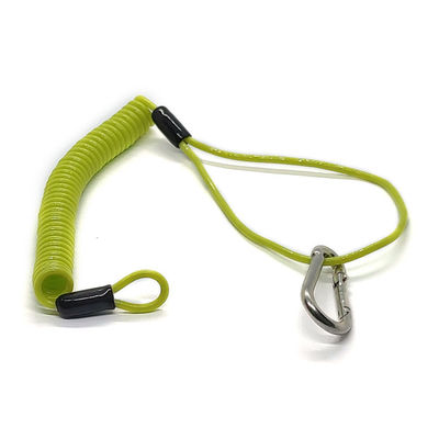 তারের কয়েল ল্যানিয়ার্ড সরঞ্জাম ল্যানিয়ার্ড প্রত্যাহারযোগ্য হার্ড টুপি টেদার স্প্রিং ল্যানিয়ার্ড