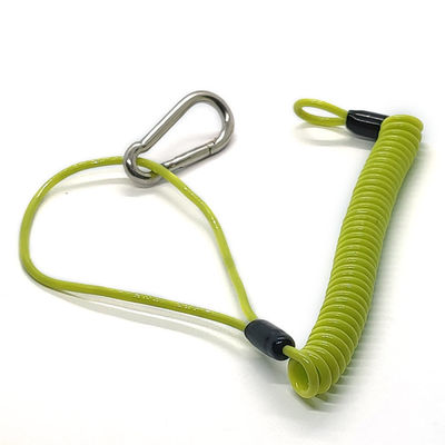 তারের কয়েল ল্যানিয়ার্ড সরঞ্জাম ল্যানিয়ার্ড প্রত্যাহারযোগ্য হার্ড টুপি টেদার স্প্রিং ল্যানিয়ার্ড