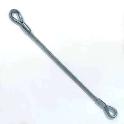 বহিরঙ্গন ব্যবহারের জন্য স্টেইনলেস স্টিল-কোটেড পিভিসি টেদার ল্যানিয়ার্ড কিট হুক প্রান্তের সাথে