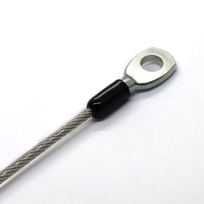 আলোর জন্য ইস্পাত দড়ি: নমনীয় স্টেইনলেস স্টিলের তারের দড়ি, আইলেট সহ