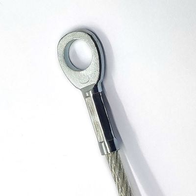 স্টেইনলেস স্টিল তারের দড়ি আইলেটস টার্মিনাল ল্যানিয়ার্ড নিরাপত্তা বেল্ট