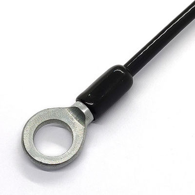 গ্যালভানাইজড দড়ি লেপা পিভিসি স্টেইনলেস স্টিল কেবল স্লিং আই লুপ প্রান্ত সহ