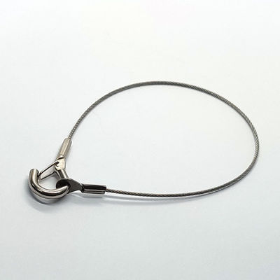 উচ্চ মানের গ্যালভানাইজড স্টেইনলেস স্টিল তারের দড়ি অ্যাসেম্বলি স্টেইনলেস আইলেট টার্মিনাল সহ