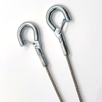 ক্যাবল ডিসপ্লে সিস্টেমের জন্য হুক সহ ইস্পাত তারের দড়ি