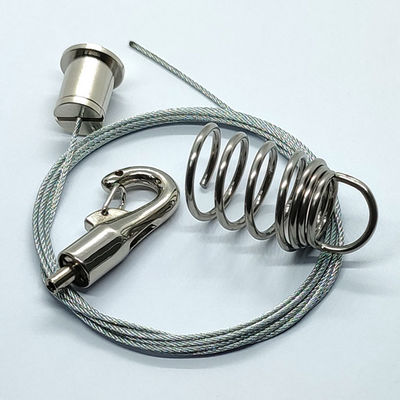 স্টীল পার্ট অ্যাকোস্টিক প্যানেল আলোর হার্ডওয়্যার ফিটিং হুক ক্যাবল গ্রিপার সহ