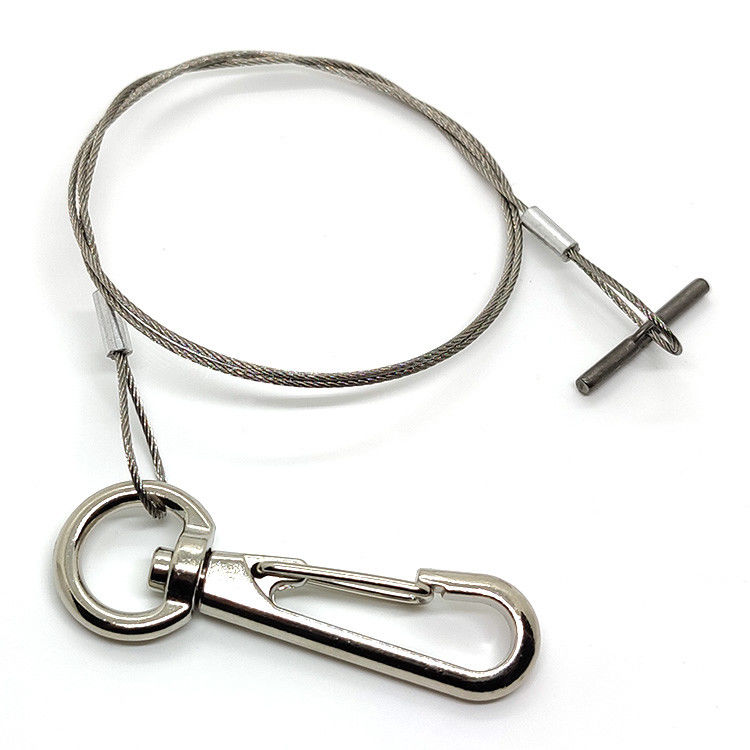 স্টেইনলেস স্টীল তারের দড়ি ল্যানিয়ার্ড ক্যাবল উদ্ভিদ পাত্র ঝুলন্ত জন্য শেষ ফিটিং সঙ্গে