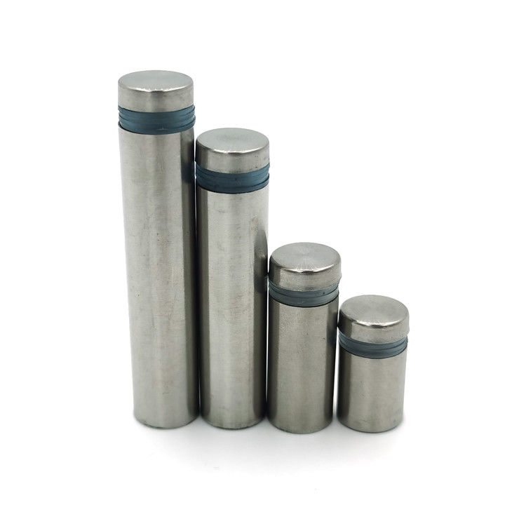 স্টেইনলেস স্টীল 316 ওয়াল সাইন স্ট্যান্ডঅফ মাউন্টিং হার্ডওয়্যার স্ট্যান্ডঅফ ক্যাপ অ্যাক্রিলিক ডিসপ্লে জন্য সাইন হোল্ডার