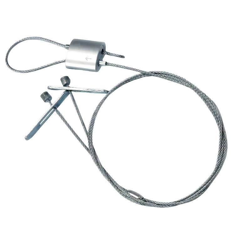 আলোর ঝুলন্ত সিস্টেমের জন্য 900N ব্রেক লোড সহ 20*20MM 1.2-1.5MM কেবল লুপ গ্রিপার