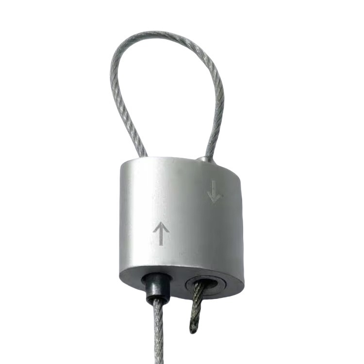 হ্যাংগিং সিস্টেম এবং আলোর জন্য 300N ব্রেক লোড সহ স্টেইনলেস স্টিল ডাবল টাই কেবল লুপ গ্রিপার