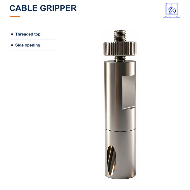 Cable Gripper for Panel Light Suspension