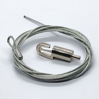 Steel Cable Sling With Adjust Cable Gripper For Picture Hanging Systems