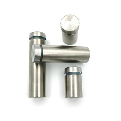 স্টেইনলেস স্টিল এক্রাইলিক গ্লাস ক্লিপ স্পেসার থ্রেডেড সাইন স্ট্যান্ডঅফ গ্লাস প্যানেল বিজ্ঞাপন চিহ্নের জন্য