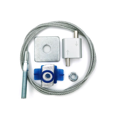 স্লিং এবং আরবান্ট্রাপেজ ক্যাবল লুপ করার জন্য স্টিল তারের দড়ি গ্রিপার, যা সমর্থন ব্যবস্থা স্বয়ংক্রিয় সাসপেনশন সিস্টেমের জন্য ব্যবহৃত হয়