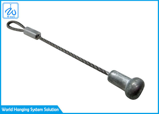 Custom Portable Aircraft Cable Assemblies Security Eyelet And Stake Eyes Terminal