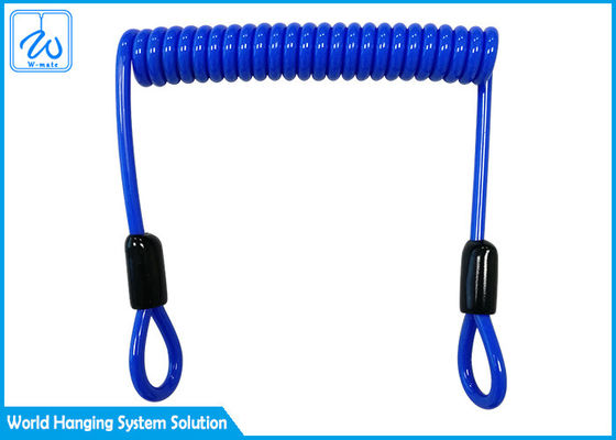 100cm 7x7 লেপযুক্ত পিইউ এক্সটেনশন স্প্রিং নিরাপত্তা তারের